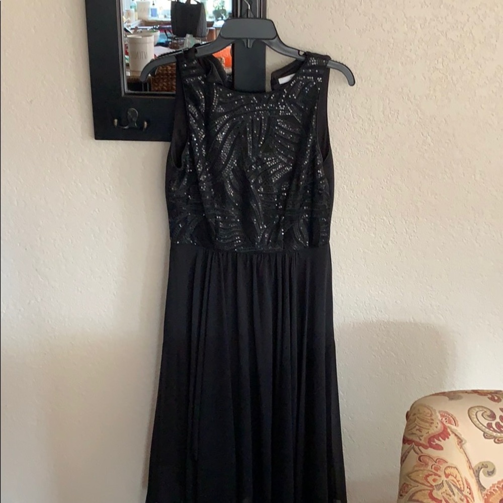 Black, Sequined Formal Dress